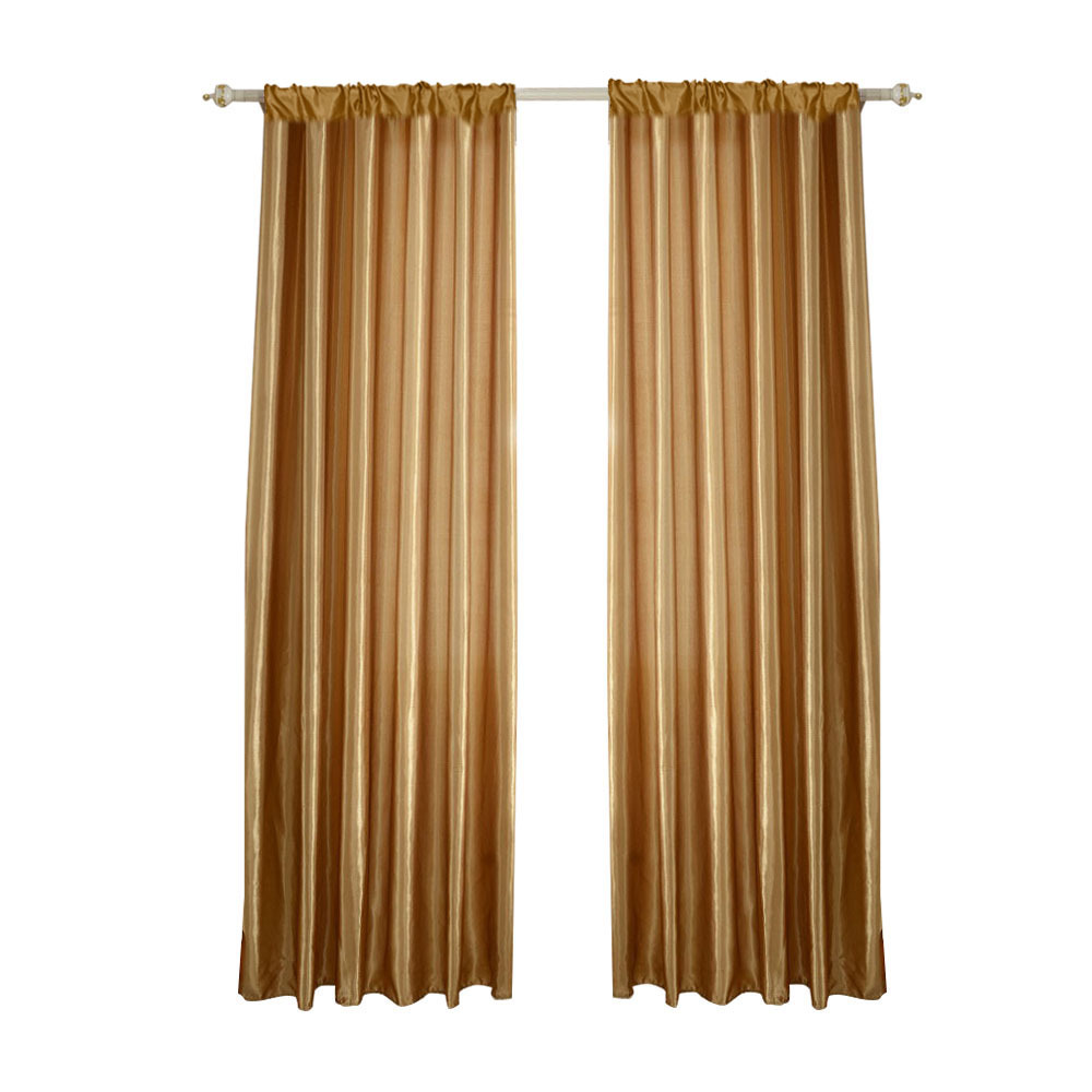 Ventas transfronterizas calientes Wumei satin tela cortinas acabadas sala de estar dormitorio sombreante acoplamiento de acoplamiento fábrica directa venta al por mayor