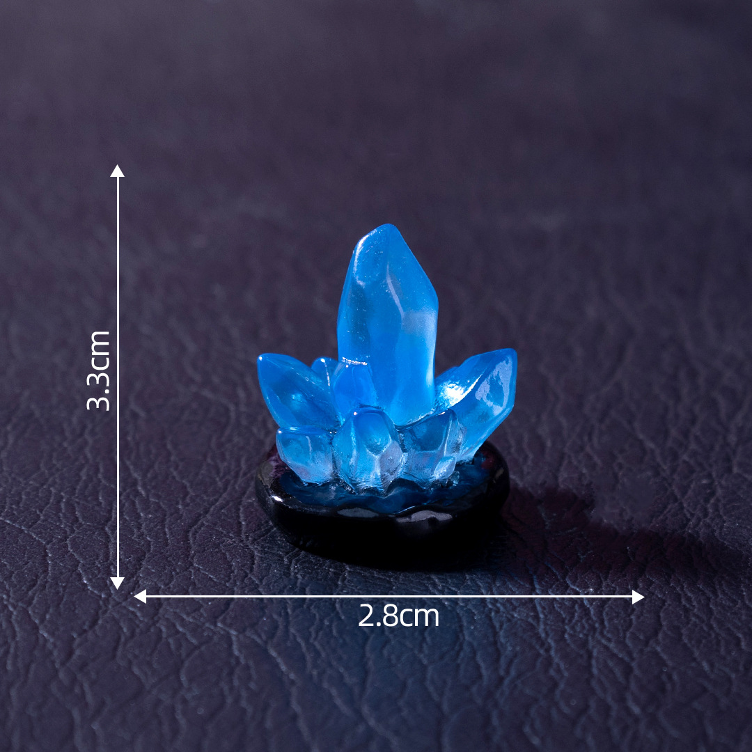 クロスボーダーサプライマイクロランドスケープクリエイティブ発光クリスタルとドラゴン DIY 装飾吊りアクセサリー写真撮影と造園小さな装飾品