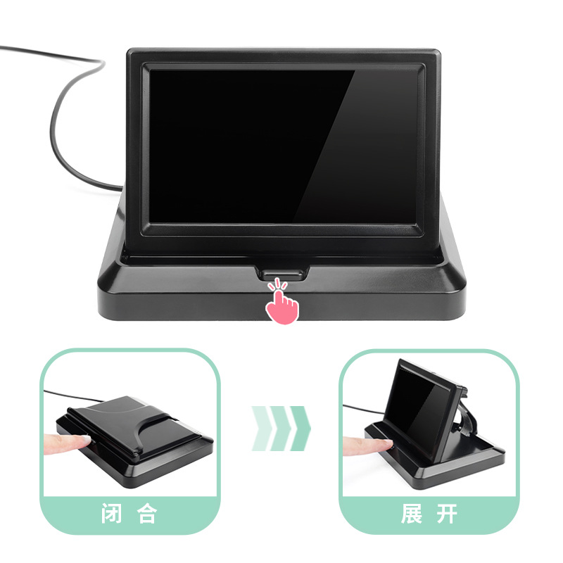 亚马逊爆款宝宝车内监控器后视镜汽车婴儿安全座椅观察摄像头高清