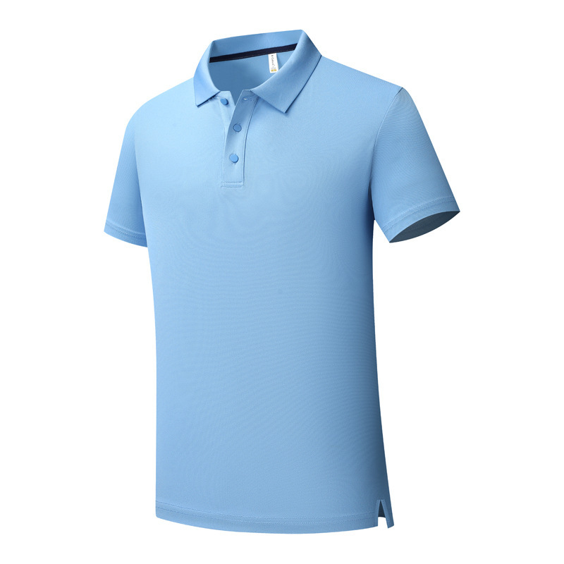Polo de manga corta de seda helada con solapa, camiseta personalizada para empresa, ropa de trabajo con logotipo bordado, uniforme de fábrica de moda, para hombre, verano.