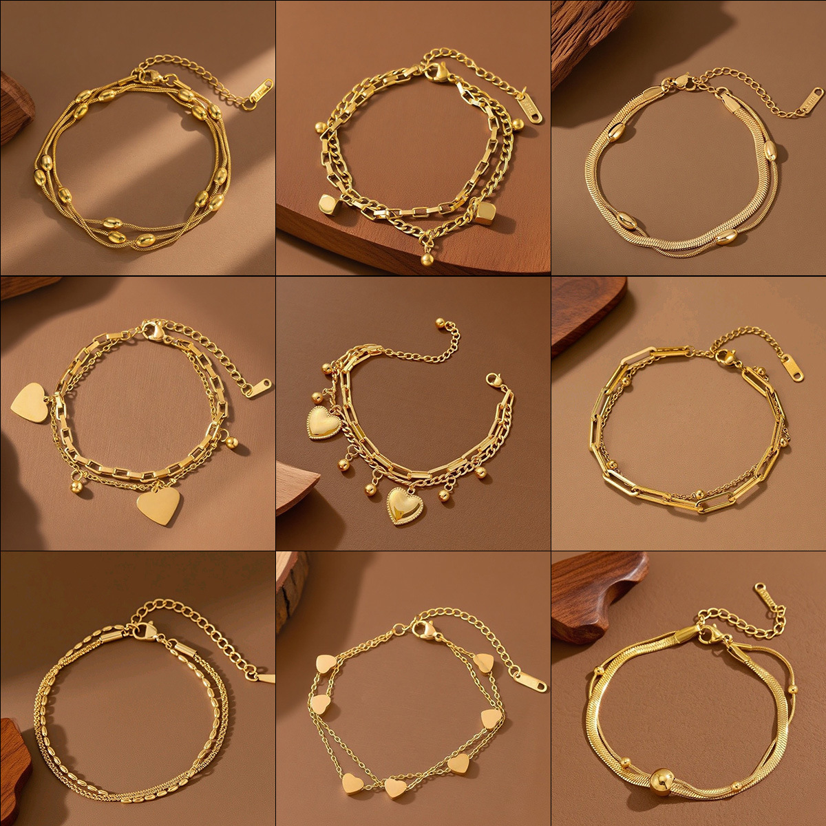 New Hot Selling European and American Titanium Steel Bracelets for Women Ins Style Personalized Fashion Non-Fading Hand Jewelry Stainless Steel Jewelry Wholesale