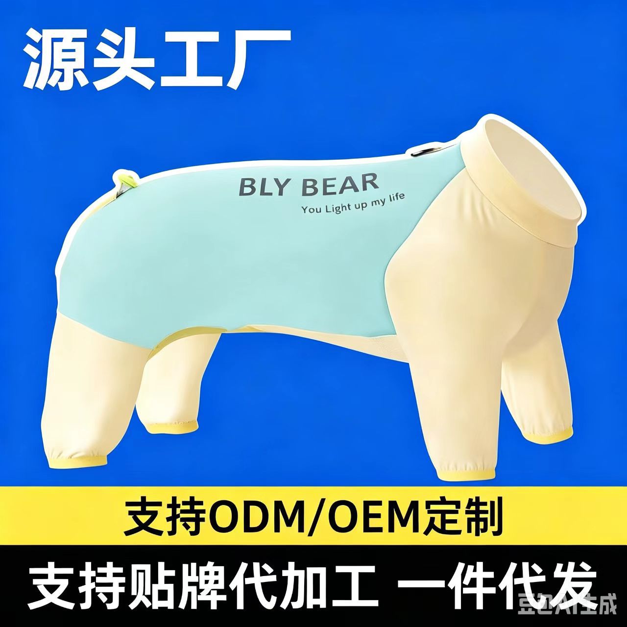 Dog Cooling Clothing, Summer Thin Style, Outdoor Sun Protection, Mosquito Repellent, Small Dog Sun Protection Clothing, Cool and Breathable Four-Legged Outfit