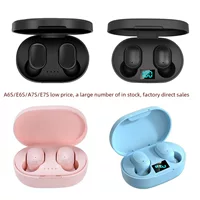 Bluetooth Earbuds E6 / A6S Wireless, Charging Case, Hands-Free Calls, Multi-Color Options