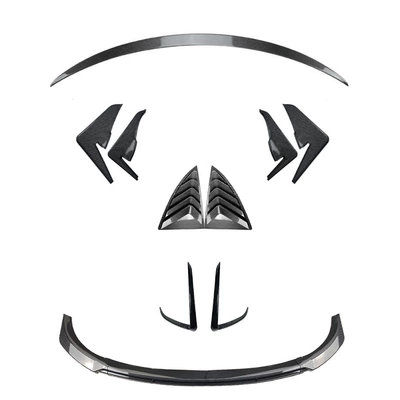 Blade, Louver, Rear Blade, Rear – Big Surrounded - body-parts-p-version-rear-wing-carbon-fiber-pattern-2019-front-air-knife-rear-wing-glossy-carbon