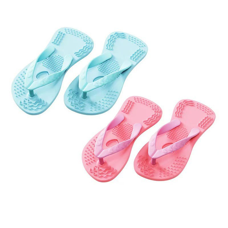Flip flops, slippers, children's teether, food silicone, toy for mother and baby, pet, can bite