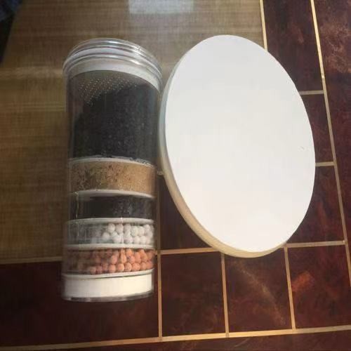 Dispensador de agua, cubo de purificación de agua, juego de filtro de olla de mineralización doméstica, juego de tres piezas, filtro reemplazable de cerámica de carbón activado