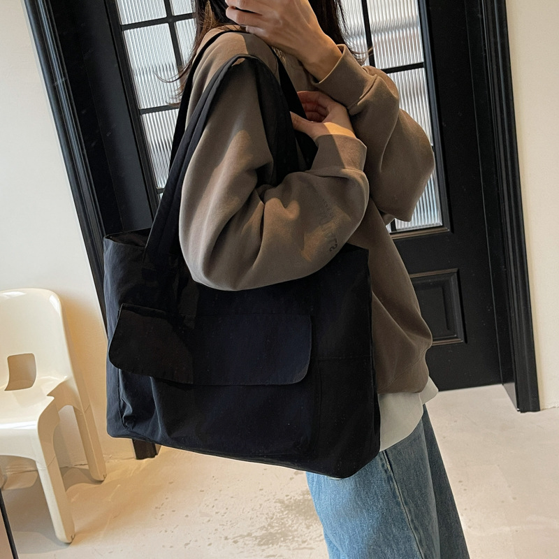 Nuevo japonés ligero simple bolso de hombro de mujer versátil bolso de mano bolso de viaje bolso de estudiante bolso de mano