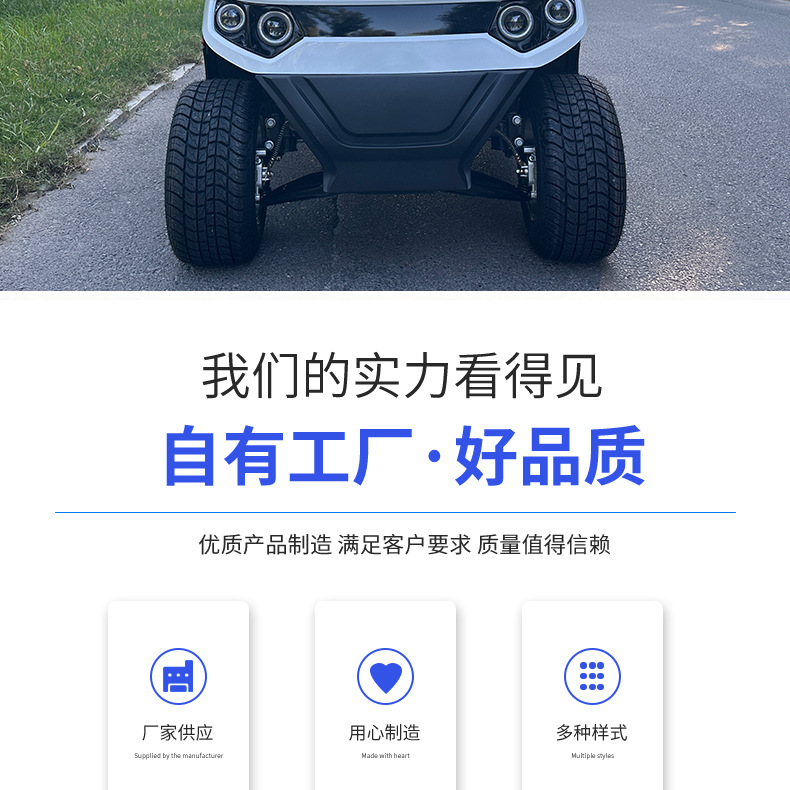 Multifunctional Electric Golf Cart Sand Bucket Ball Washer Insulated Box Rain Curtain Golf Cart for Golf Course