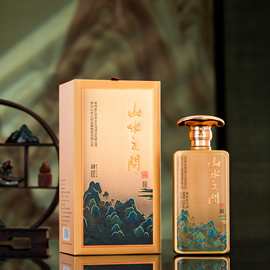 山水之间高端金（坛储6）酱香型白酒53度500ml53度