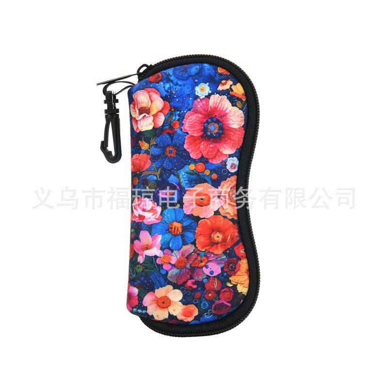 Cross-Border Hot-Selling Sunglasses Cases, Large Quantities of Ready-Made Sunglasses Cases from the Source Factory, Neoprene Material Summer Glasses Cases