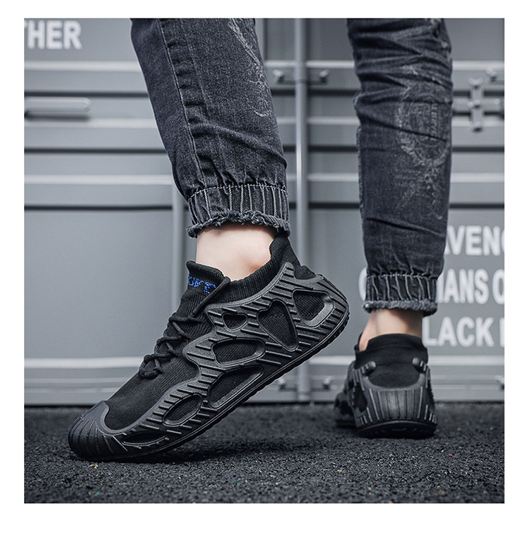 Scarpe sportive da uomo Scarpe da ginnastica Scarpe da ginnastica Tessuto sintetico Antiscivolo Calzature facili da pulire_voghion.com