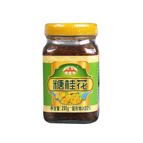 Yunfeng Osmanthus Honey Sauce 290g Household Osmanthus Honey Jam for Baking, Honey Fruit Jam, Tang Yuan, Drinking, Pastries, Rice Wine