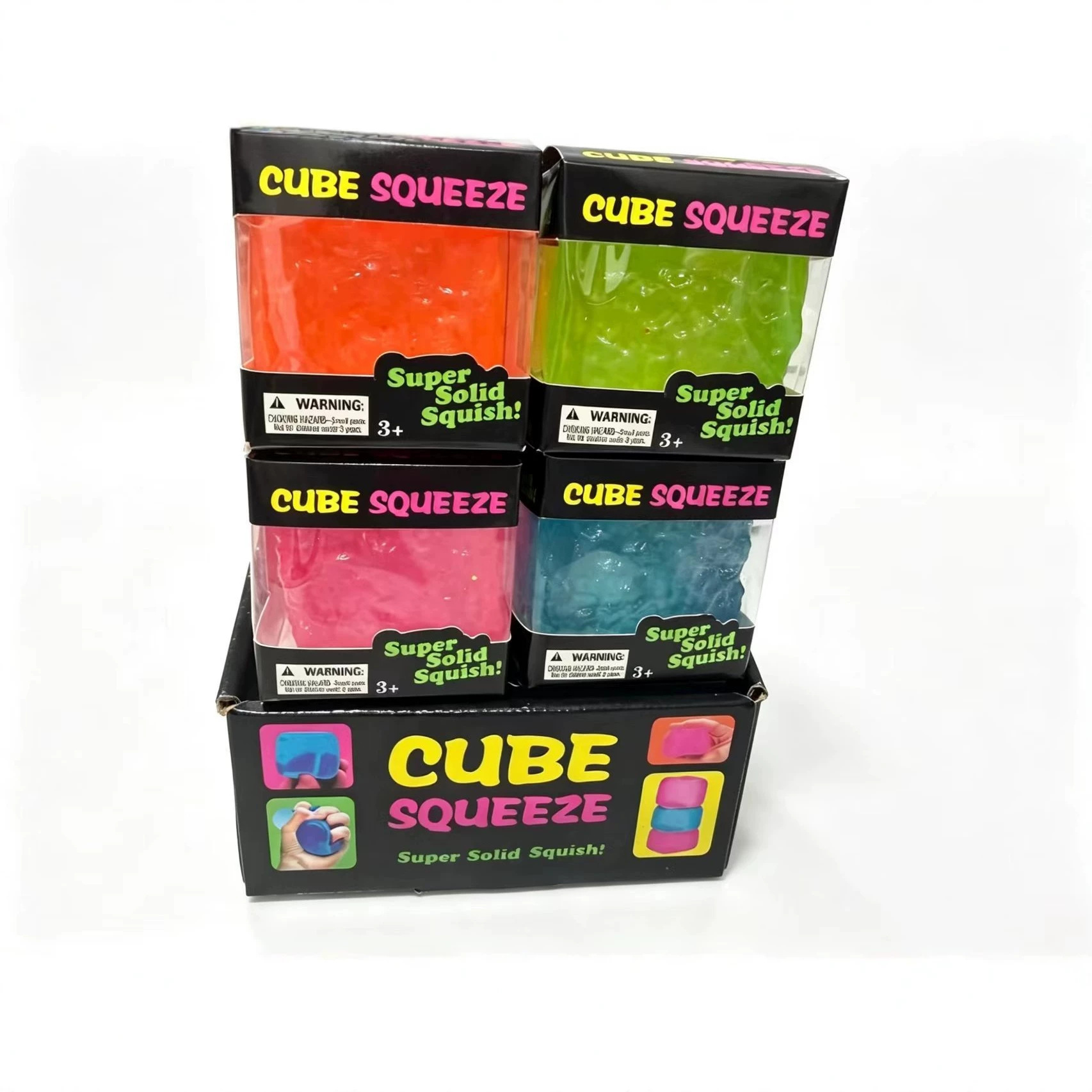 Transfronterizo Needoh cubo pellizco pellizco maltosa rebote lento cubos de hielo pellizco pellizco pellizco juguetes de descompresión sensorial