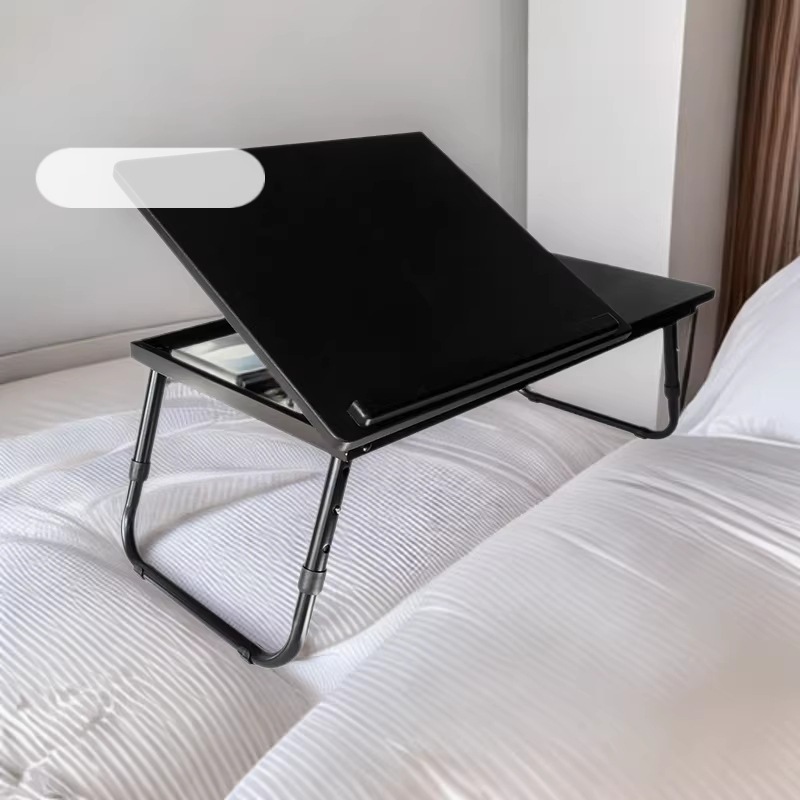 Desktop Portable Computer Desk Injection Molding Office Home Folding Bed Computer Desk Simple Bedroom Lazy Study Desk