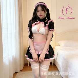 寻欢情趣内衣角色扮演cos女仆浪套装性感半透骚可爱少女母睡狗裙