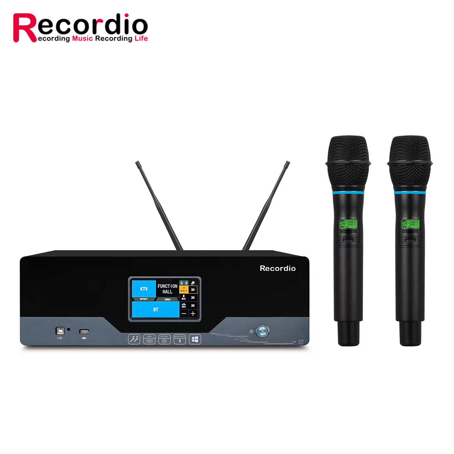 GAW-K8 factory direct supply home KTV wireless microphone suit home audio and video microphone suit