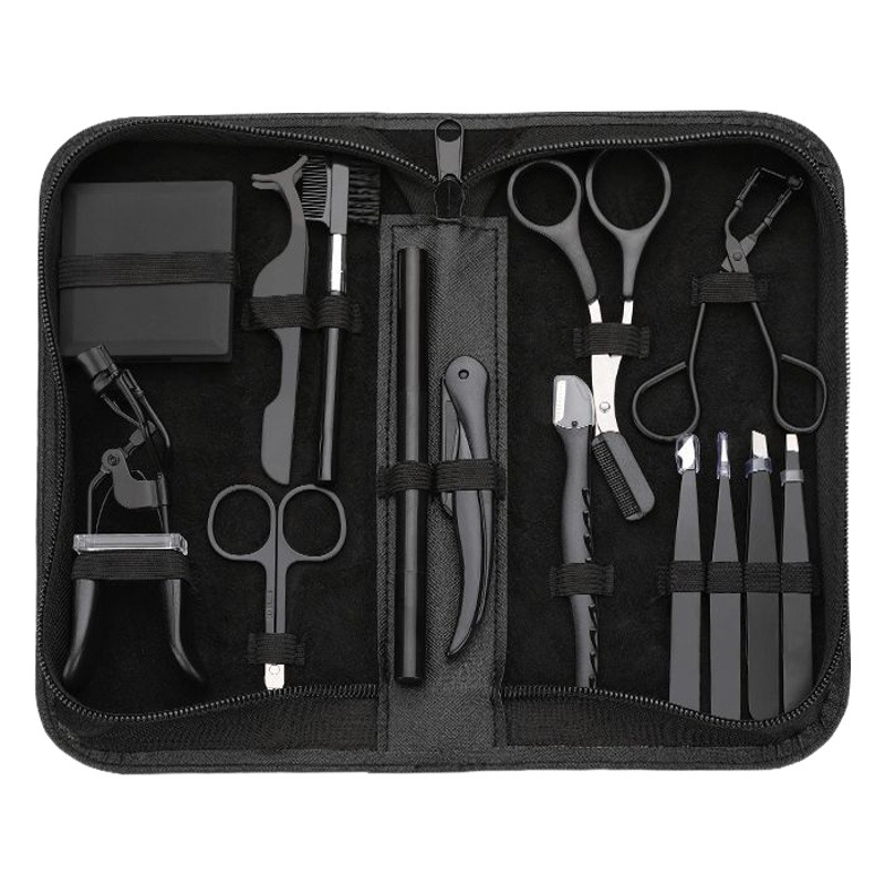 Anchor Makeup Kit Eyebrow Repair Set Eyelash Clip Eyebrow Repair Knife Magnifier Beauty Makeup Tool Eyelash Set