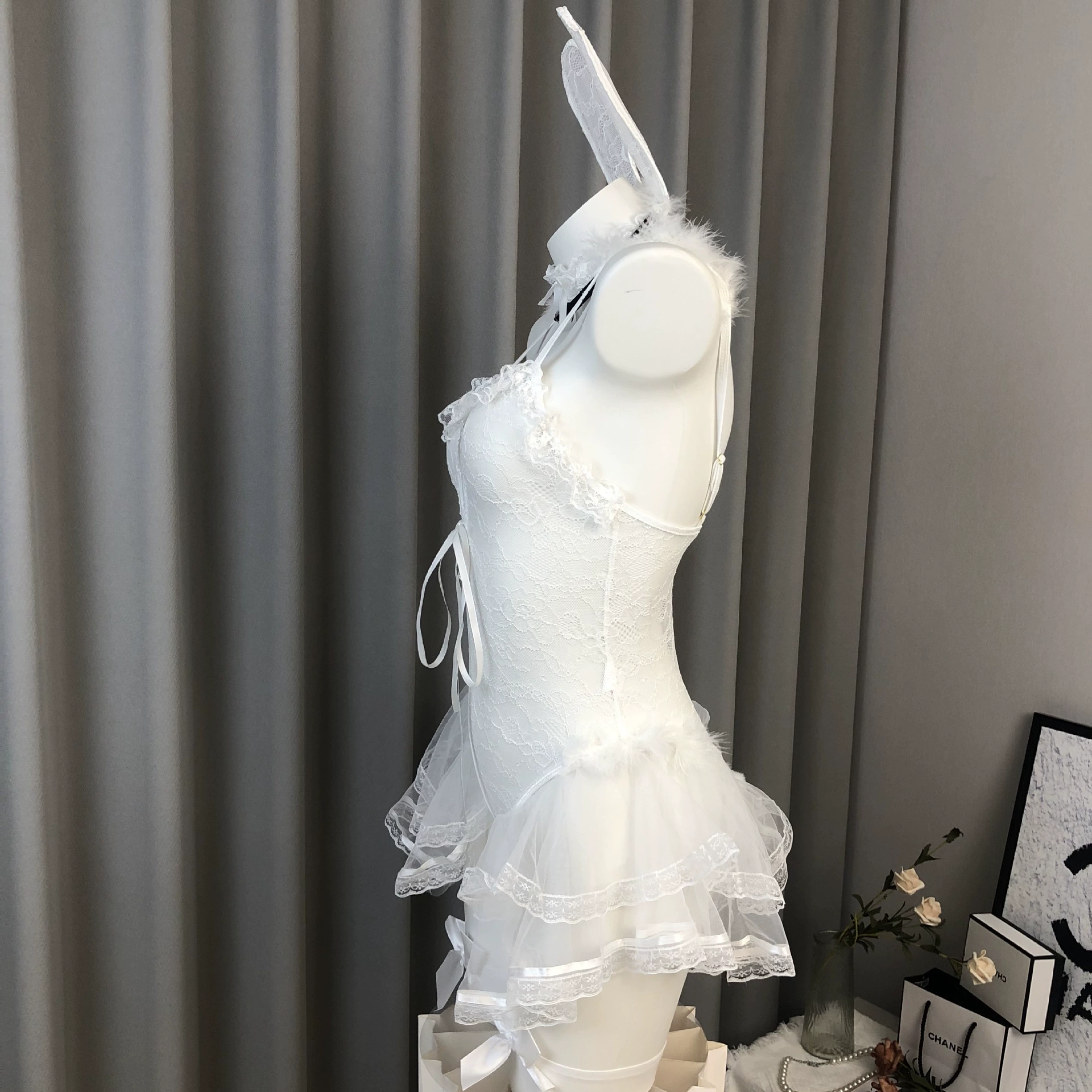 Сексуальная пижама для любимой, кружевное белье, косплей, утягивающий эффект