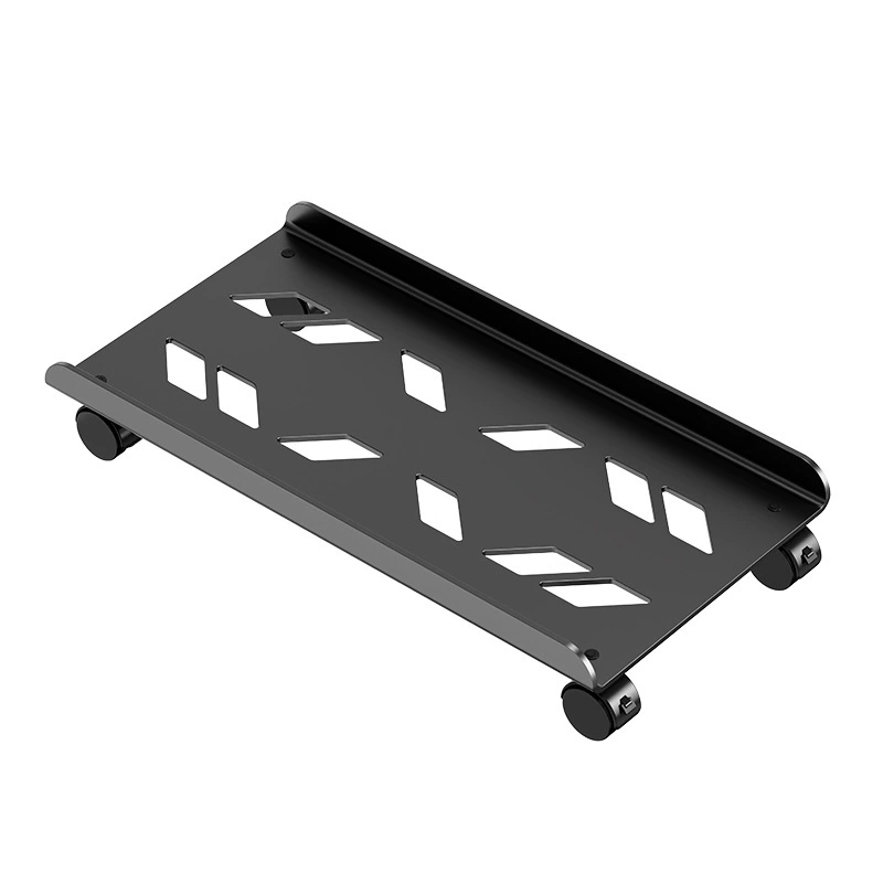 PC Chassis Base Movable Bracket, Telescopic Rollers, Cold-Rolled Steel or ABS, Adjustable 40 cm