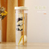 Plastic high quality handheld fruit glass wet and dry separation, internet celebrity