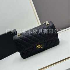 小香CF鱼子酱牛皮女包经典小香风羊皮链条包高级感气质女包单肩包