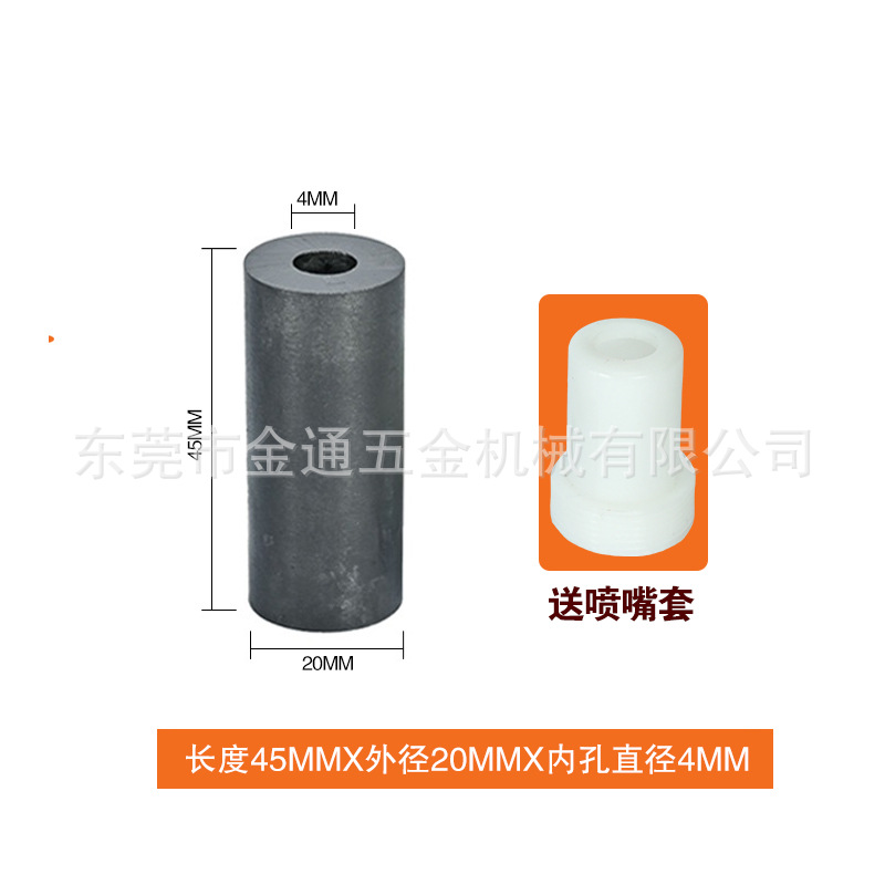 Prensado en caliente boquilla de carburo de boro presión general tipo de caja accesorios de la máquina de chorro de arena pistola de chorro de arena boquilla de primera calidad de alta resistente al desgaste