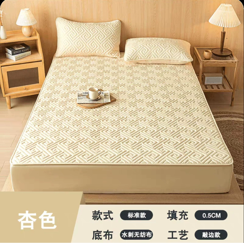 Утолщенная стеганая простыня на древней дороге, наматрасник Simmons из стираного хлопка типа А, нескользящая, противоклещевая, универсальная простыня.