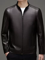 Warm winter jacket, genuine leather, 2025 years