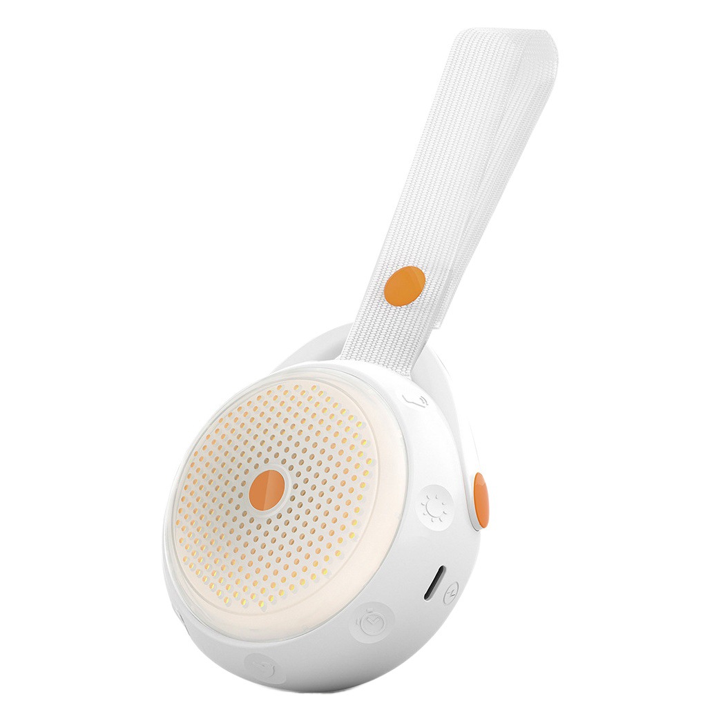 Portátil blanco ruido sueño ayuda bebé sueño ayuda artefacto batería incorporada LED respiración noche luz transfronteriza