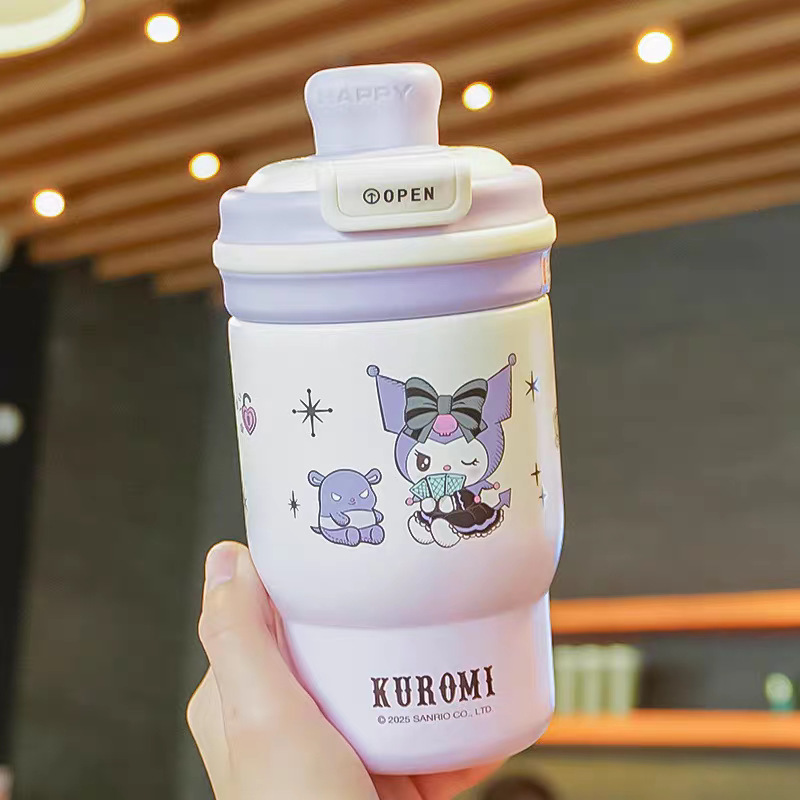 保温杯大容量水杯女生高颜值吸管杯316不锈钢便携茶水分离双饮杯|undefined