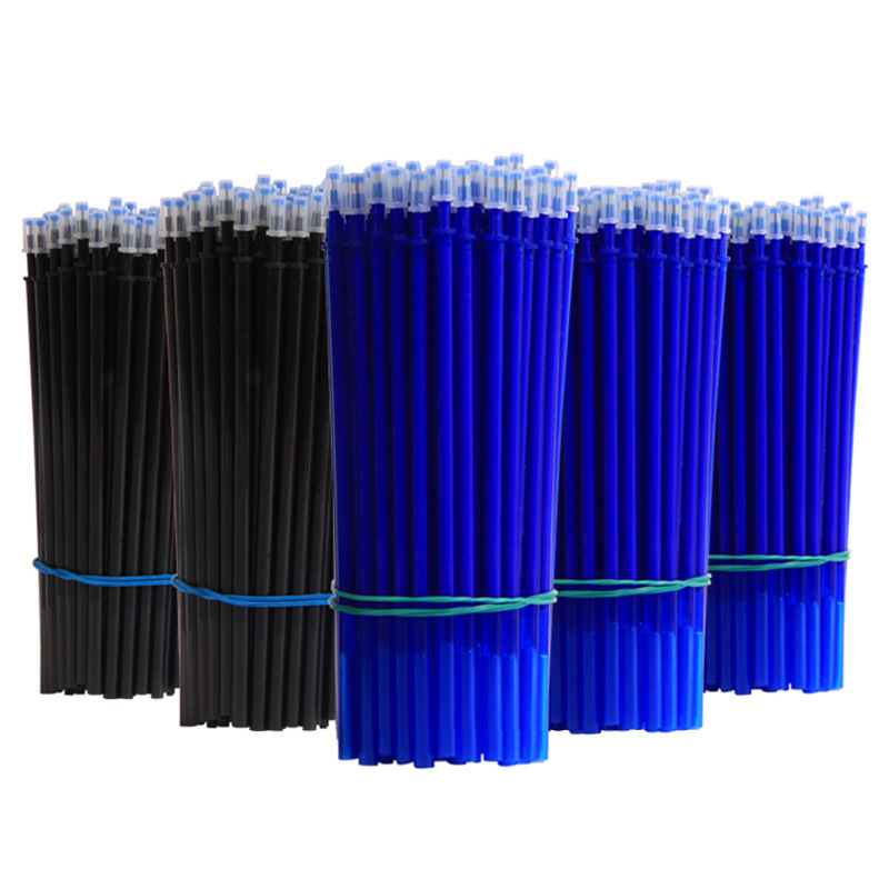 Pluma borrable pluma de gel de calor de fricción resistente al desgaste pluma borrable núcleo 0,5 Mo pluma borrable Negro Azul tinta azul