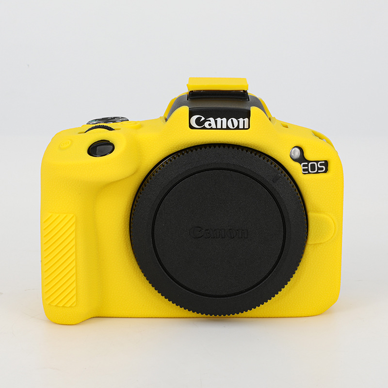 Aplicable a Canon EOS R50 cámara cubierta de silicona R50 micro una sola cámara cubierta protectora bolso de fotografía cubierta de caja suave