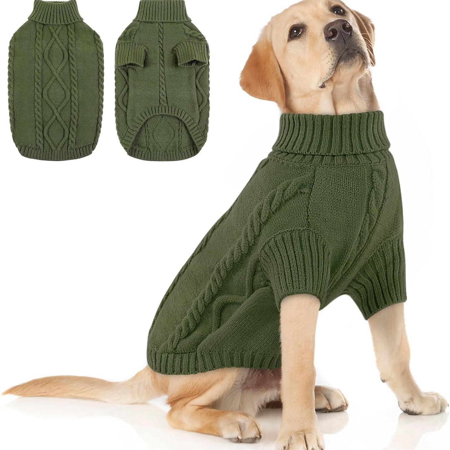 犬カメ服秋冬服アマゾン2025秋冬新作ペット服無地ニットセーター