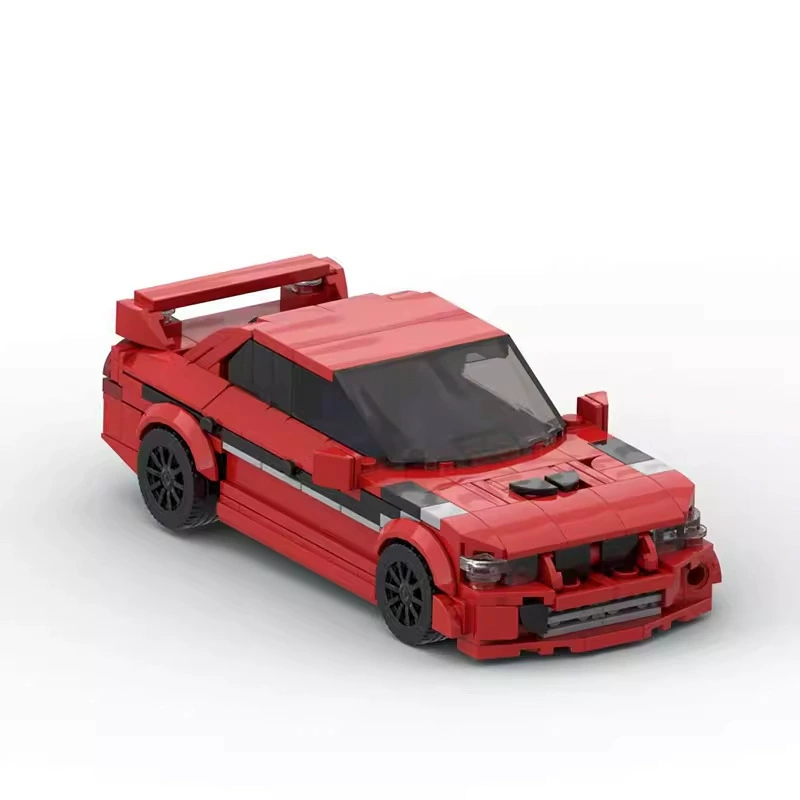 MOC-163741 совместим с Lego Mitsubishi Lancer EVO 8 сборная головоломка конструктор