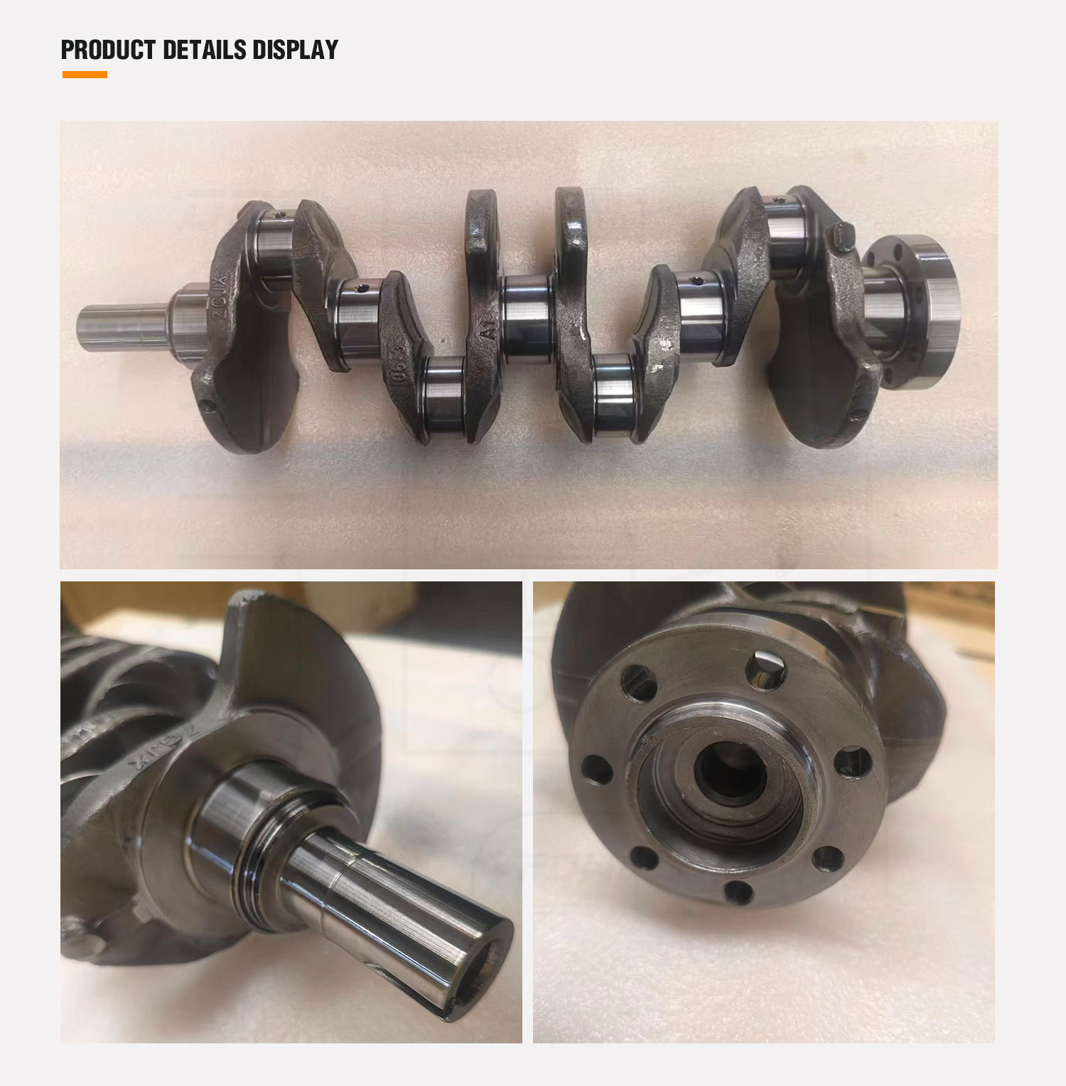 8200416793, a brand new forged steel crankshaft, is suitable for the Renault K4M 1.6L engine