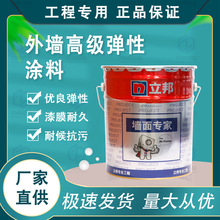 立邦外墙高级弹性涂料 工程专用功能型防水抗裂乳胶漆18L可调色