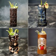 Bar Tiki Cup Character Cocktail Hawaiian Glass Creative Cup