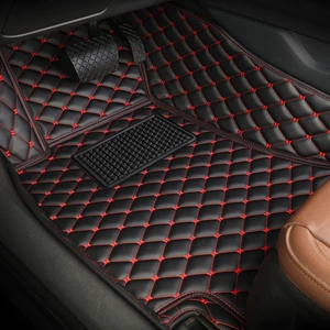 Single-piece driver's side car floor mat for the driver's seat, anti-wear car mat
