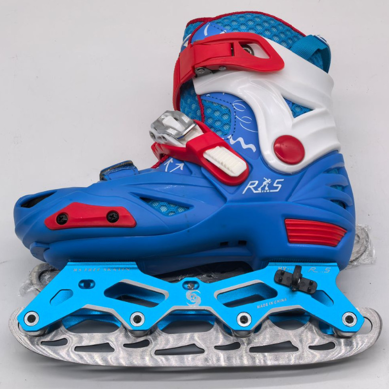 Multi-functional ice skates roller skates interchangeable ice skates