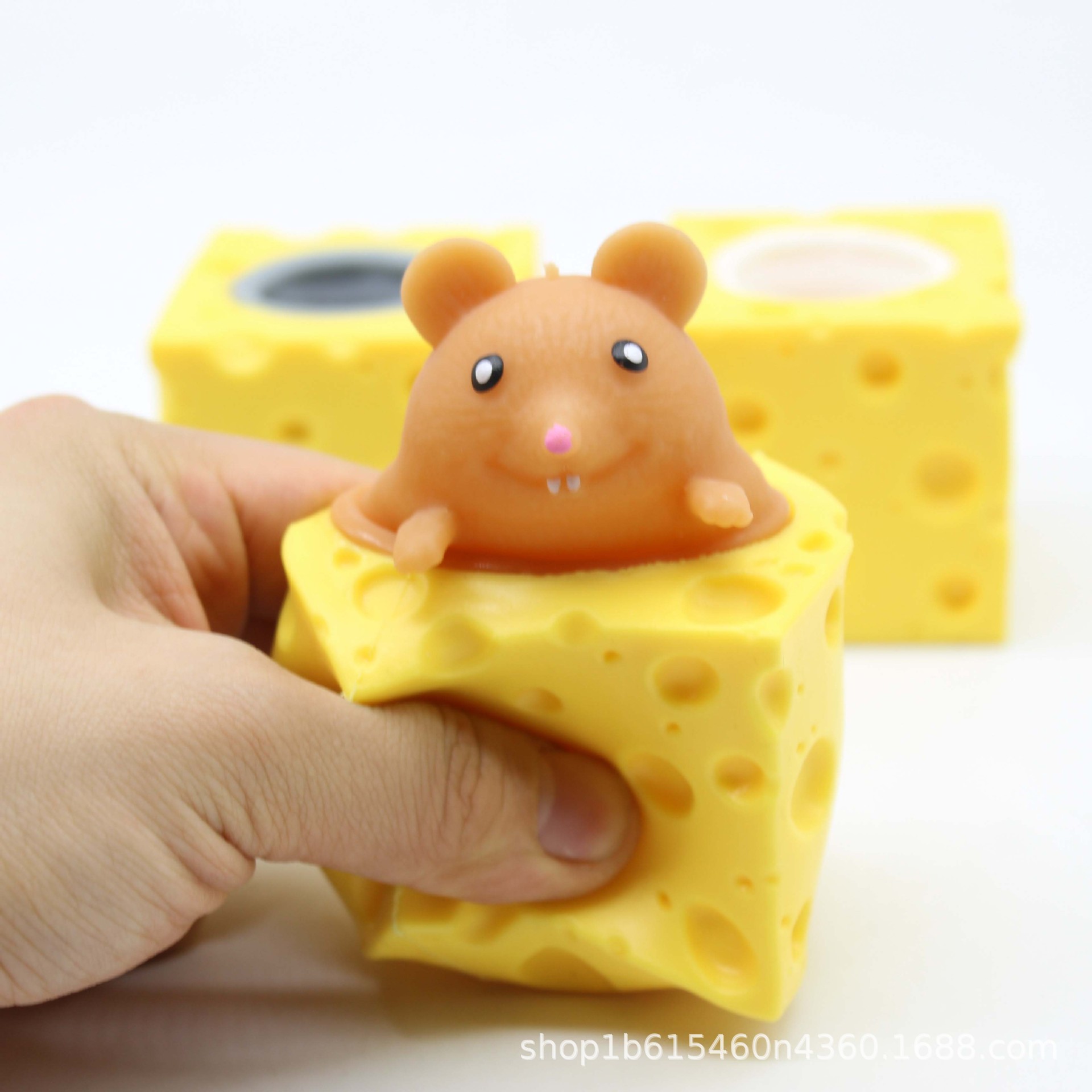 Queso ratón pellizcar música ventilación queso ratón parodia Linda descompresión persona entera squeeze queso Ratón en stock