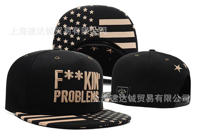 Mayorista comercio exterior sombrero plano sombrero ajuste sombrero sombrero de automóvil sombrero de moda americana sombrero de sol sombrero de sol