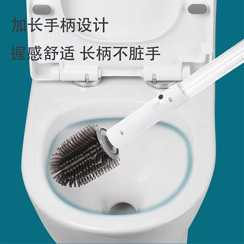 Electric Cleaning Brush Toilet Long Handle Liquid Storage Wall Gap No Dead Angle Decontamination Wall Hanging Soft Wool Toilet Toilet Brush