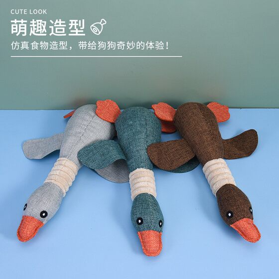Amazon new pet toy wild goose sound bite-resistant molar teeth cleaning dog cat pet supplies wholesale