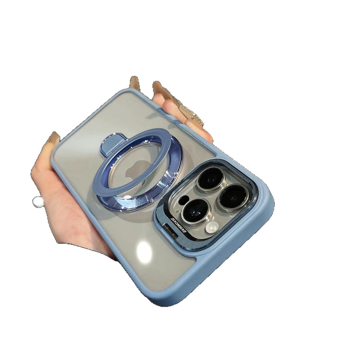 Soporte de cubierta de lente adecuado para la funda magnética para teléfono móvil Apple 17PROMAX, funda protectora transparente U1 para iPhone 16