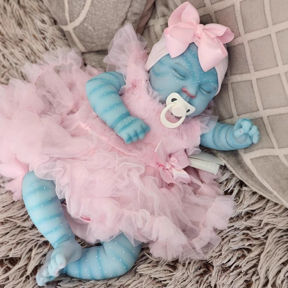 Muñeca de simulación de 19inch Avatar pintada a mano para enviar juguetes para niños, muñecas de regalo, suministro de comercio electrónico transfronterizo