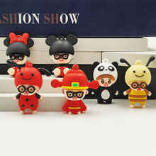 财神爷蜜蜂飘虫蒙奇奇 钥匙扣 公仔玩具 汽车挂件diy贴片包包挂件