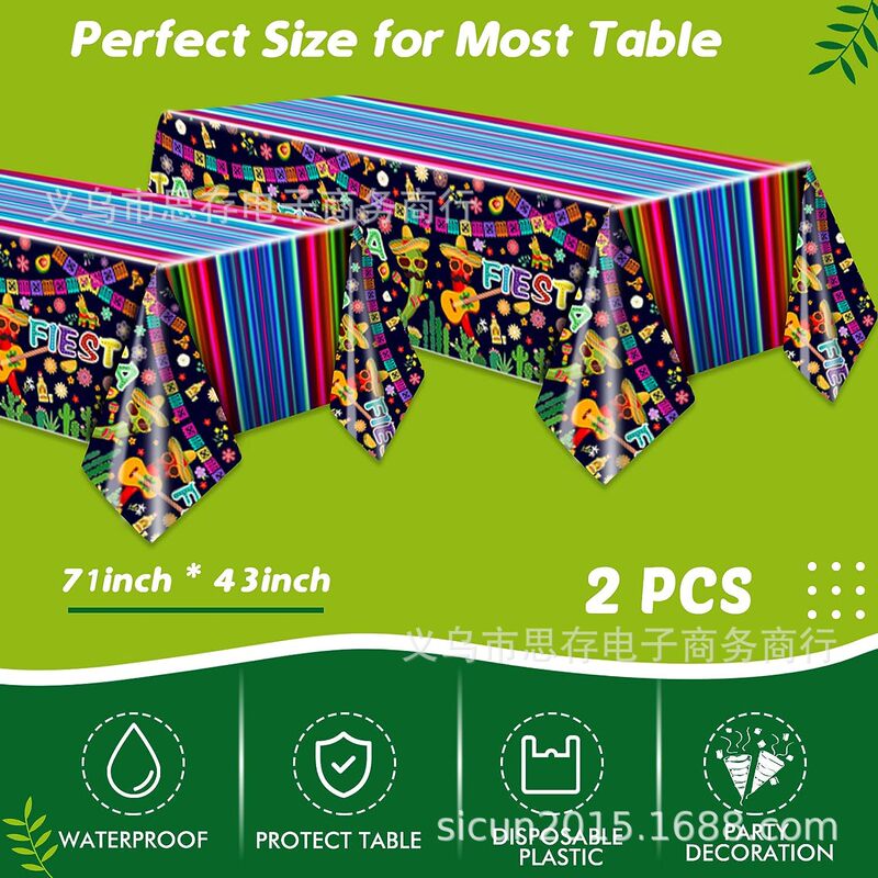 New Mexico Carnival party tablecloth paper plate tissue carnival theme party supplies tableware suit