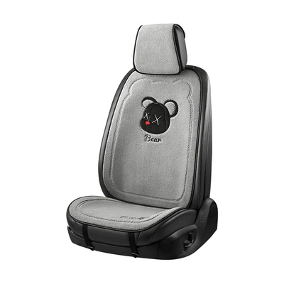Universal seat cover — car plush cushion single-piece