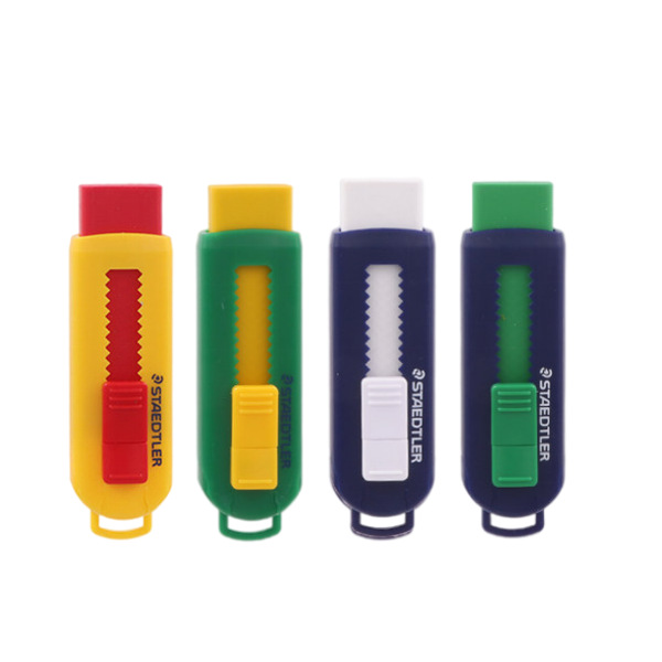 Alemán schidlou 525 PS1S Borrador de color sin PVC protección del medio ambiente retráctil push borrador recarga