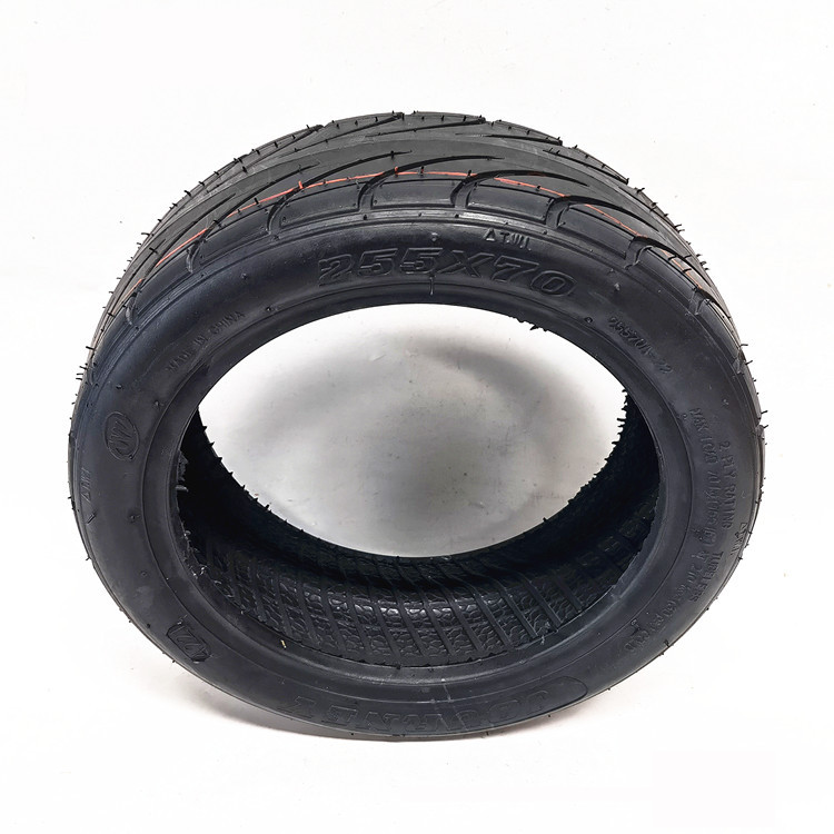 10-inch electric scooter tire 255x70 electric skateboard tire 10*2.50-6.5 thick vacuum tire inner and outer tire